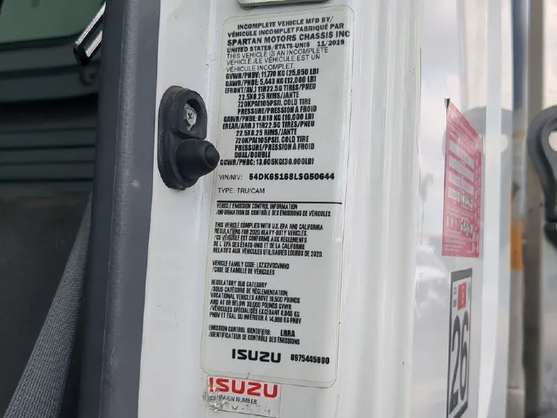 2020 ISUZU FTR