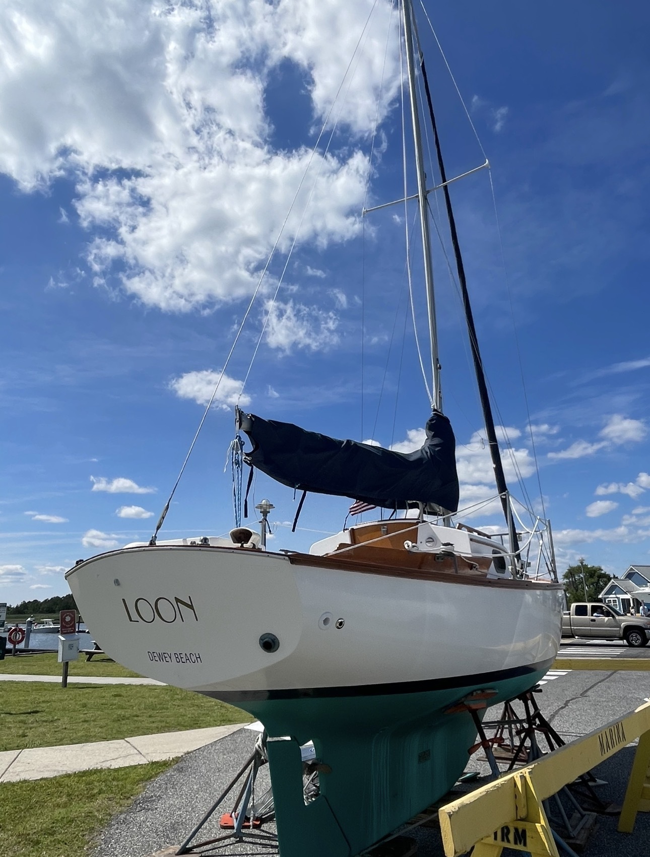 1982 Cape Dory SAIL Boat Trailer boat
