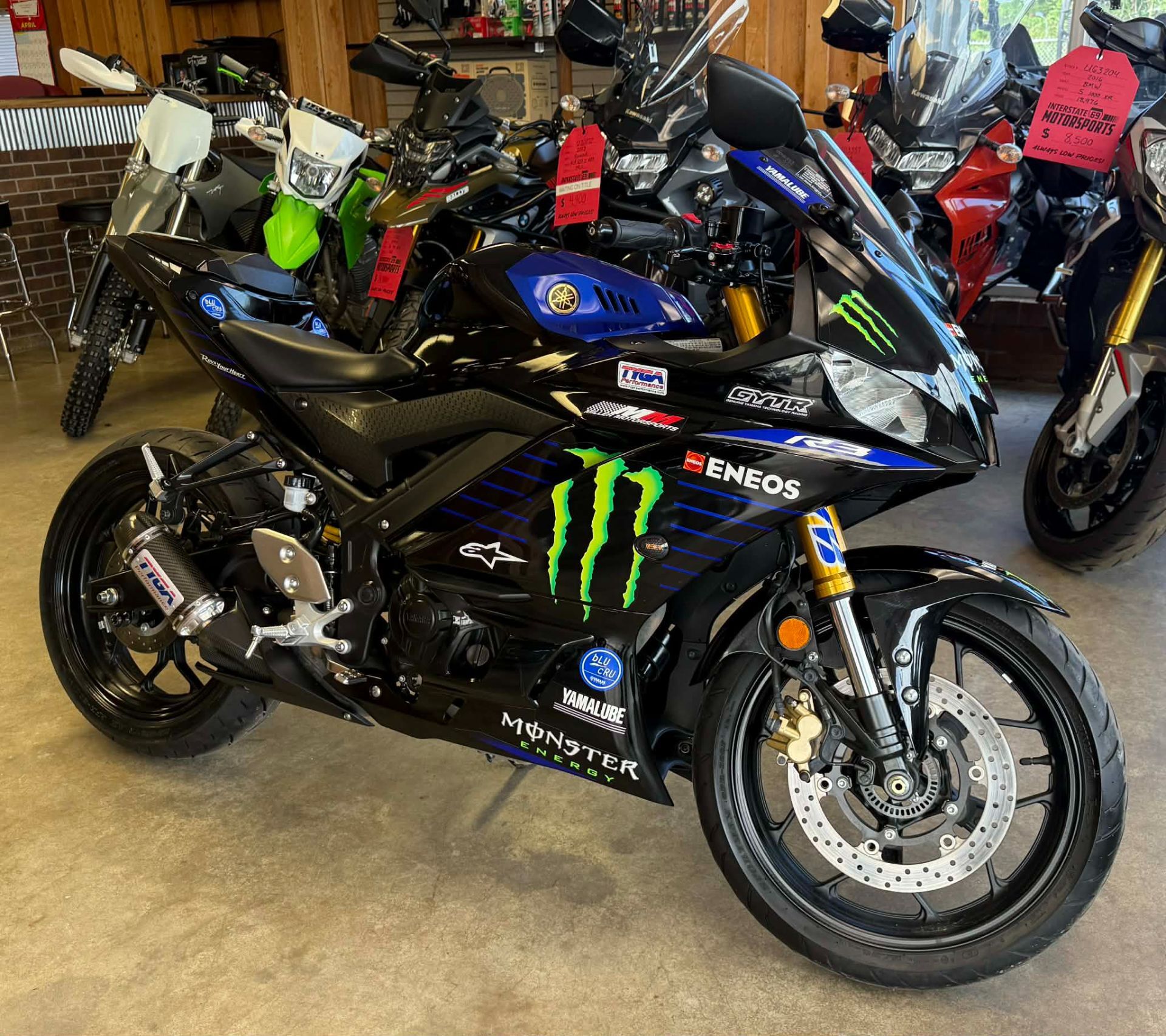2021 Yamaha YZF-R3 Monster Energy Yamaha MotoGP Edition R3 MONSTER ENERGY YAMAHA MOTOGP EDITION in Union City, TN
