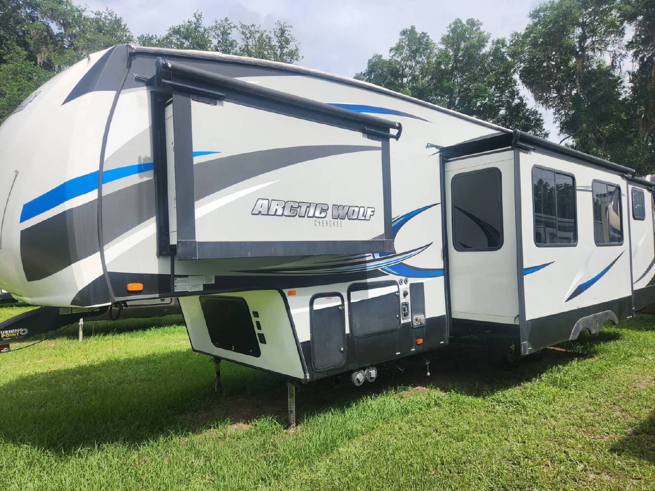 A photo of this 2019 Forest River ARCTIC WOLF 315TBH8