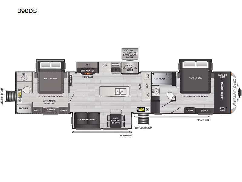 2024 Keystone Rv Avalanche 390DS in acworth GA