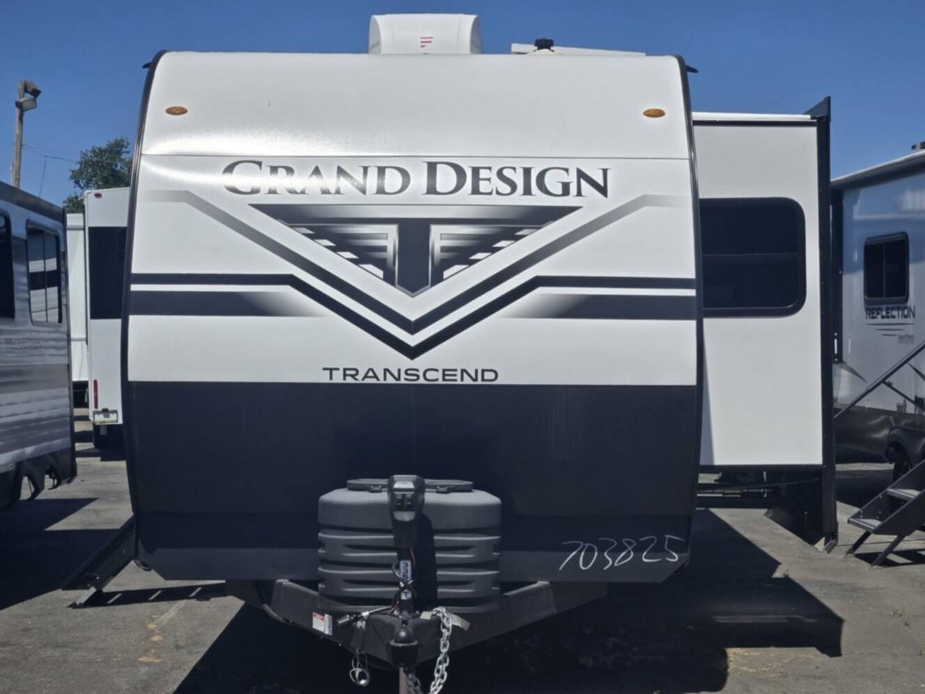 A photo of this 2026 Grand Design Transcend 335BHT
