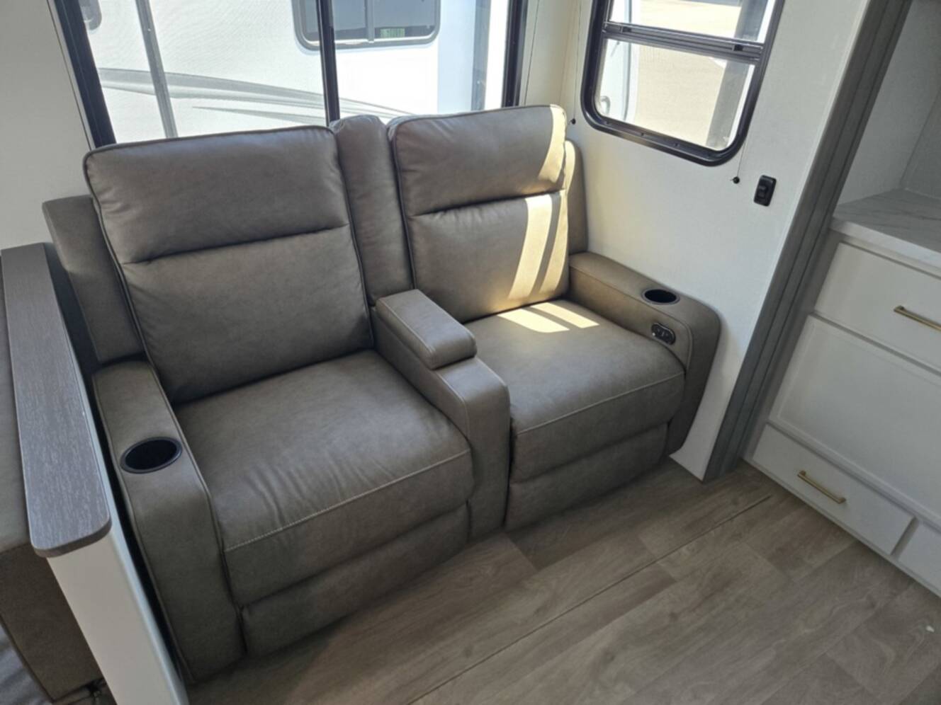 A photo of this 2026 Grand Design Transcend 335BHT