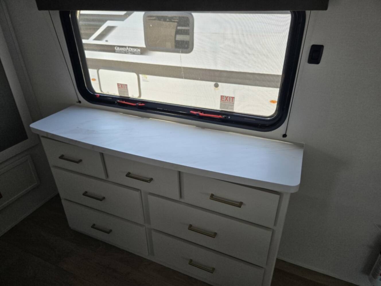 A photo of this 2026 Grand Design Transcend 335BHT
