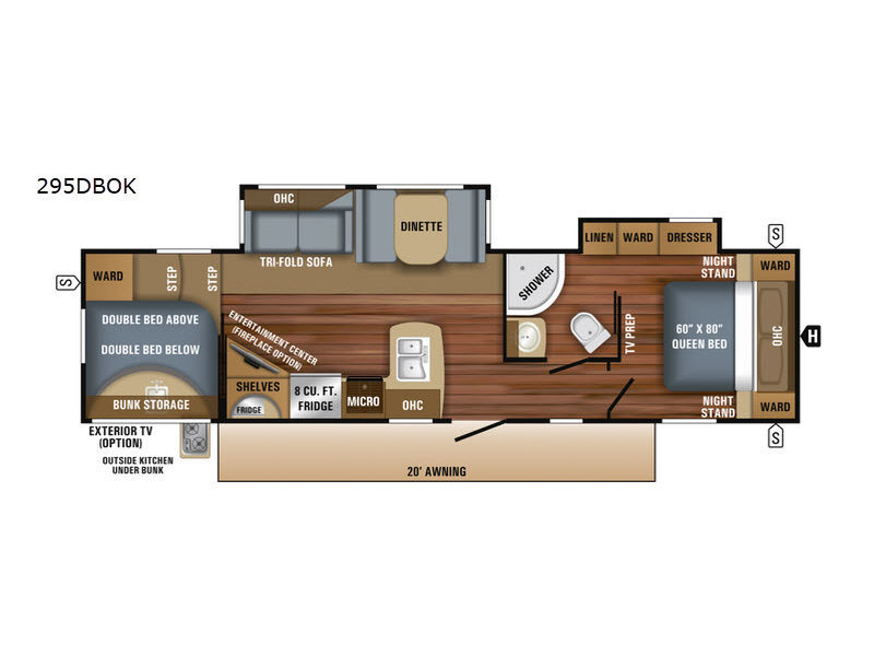2018 Jayco Eagle HT 295DBOK in bunker hill IN