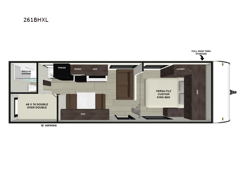 2026 Forest River Rv Wildwood X-Lite 261BHXL in batavia OH