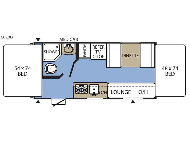 2018 Coachmen Rv Clipper Ultra-Lite 16RBD in topeka KS