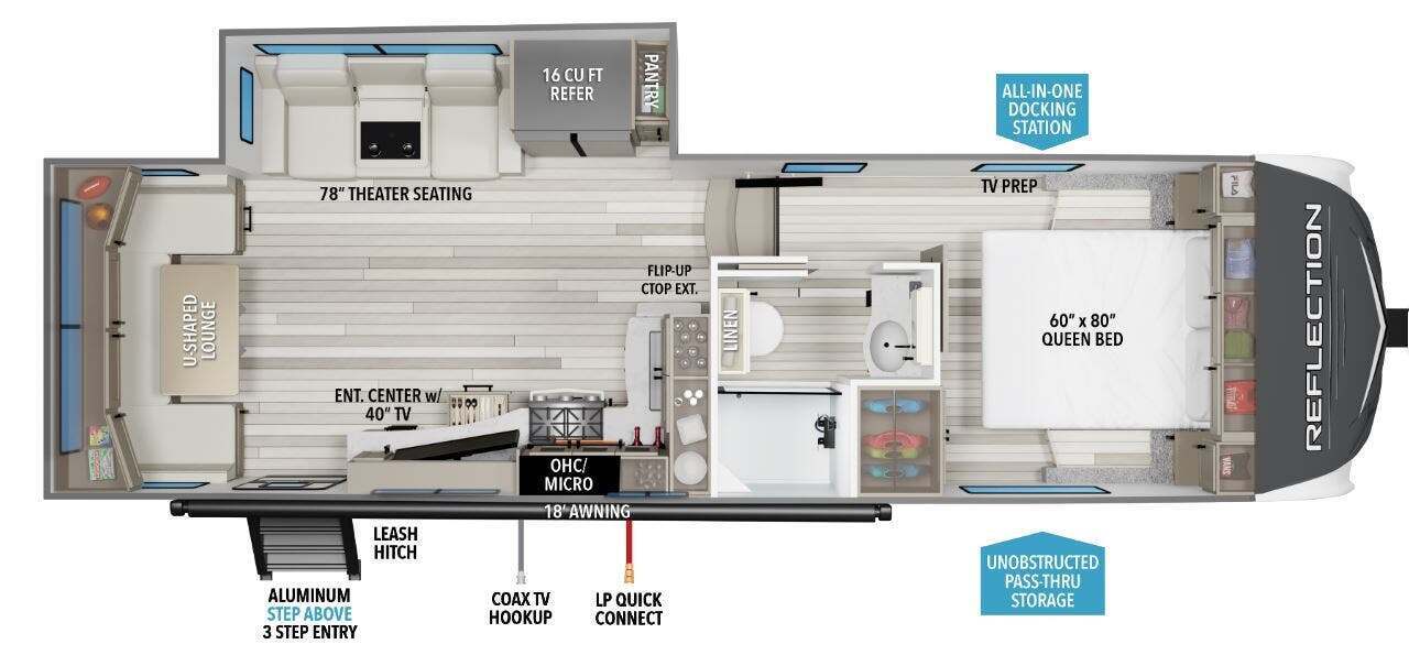 A photo of this 2027 Grand Design REFLECTION 150 SERIES 260RD