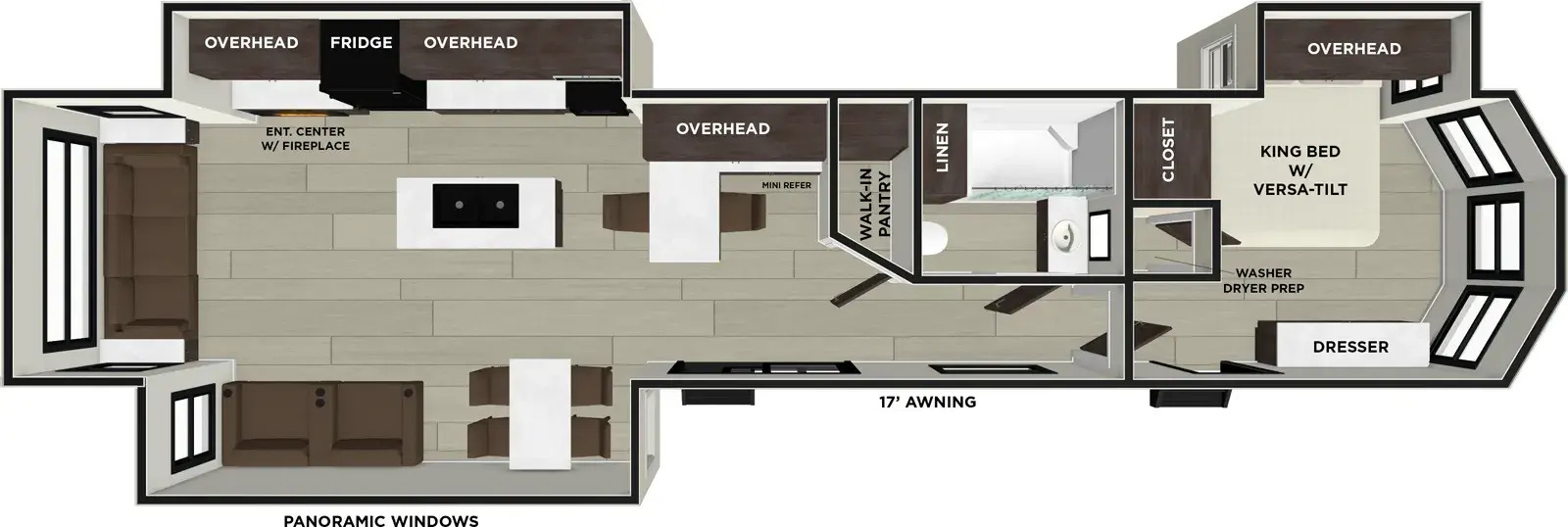 A photo of this 2027 Forest River Salem Villa 40RLB
