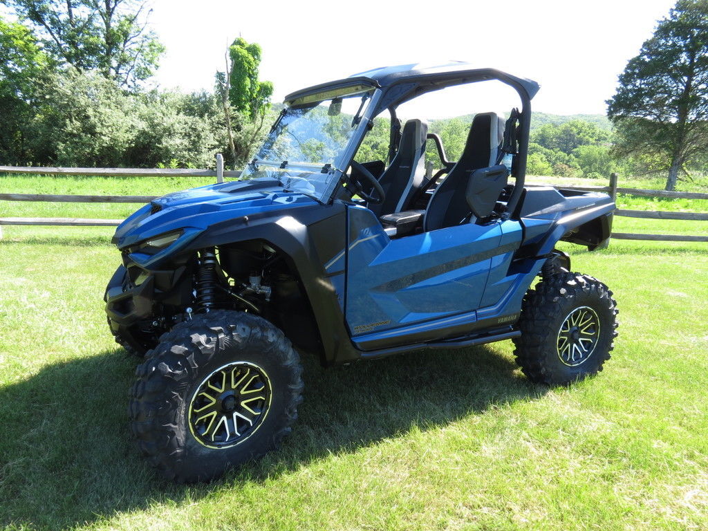 Blue Yamaha Wolverine R-Max 2 1000 Limited Edition Four Wheelers