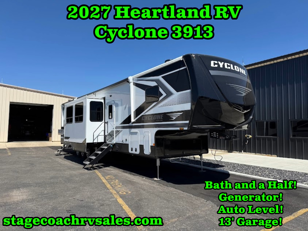 2027 Heartland CYCLONE 3913 Fifth Wheel Toy Hauler RV