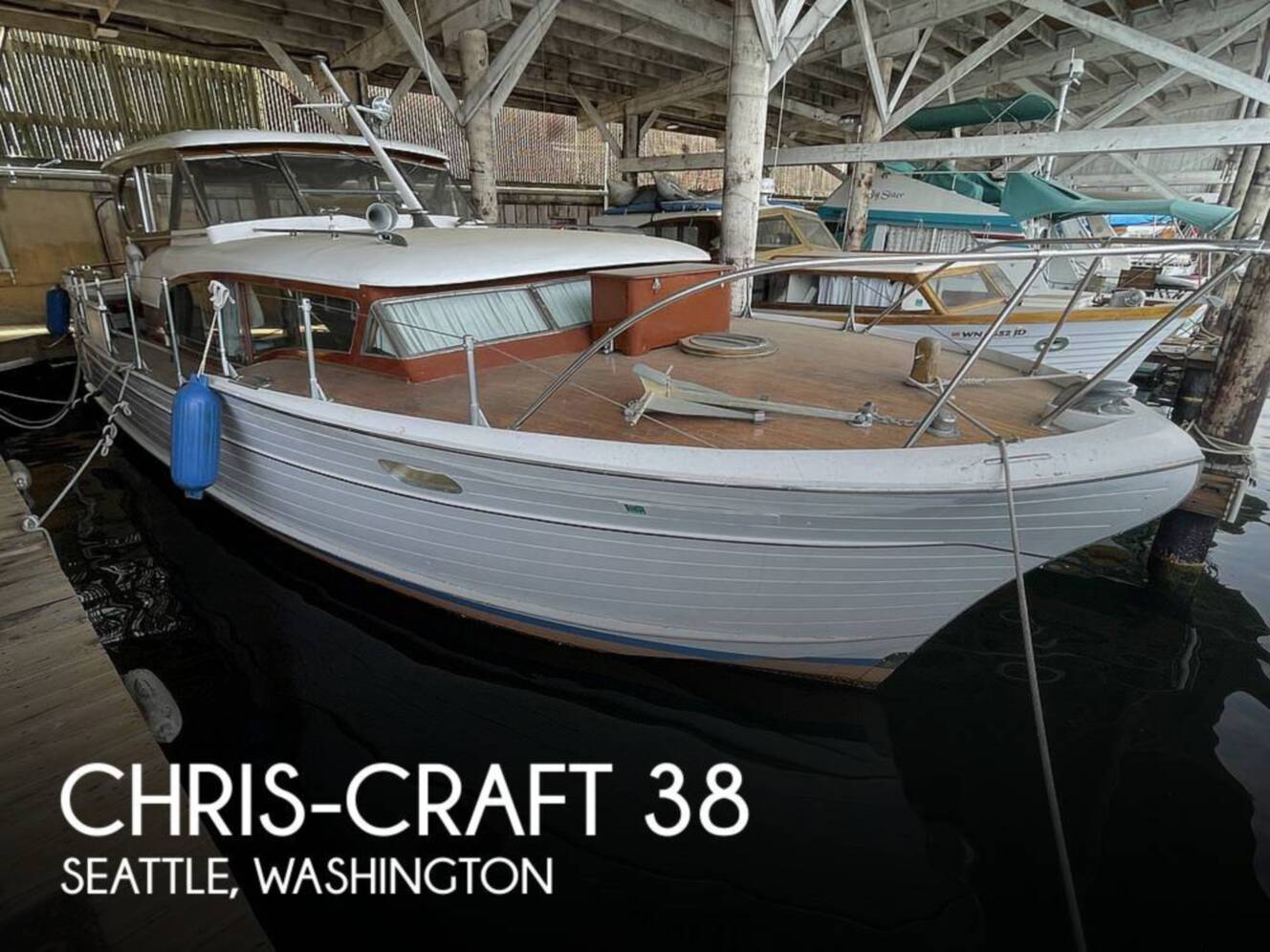 A photo of this 1957 Chris-Craft Constellation 38