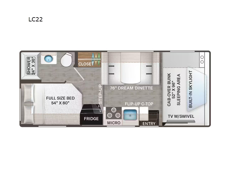 2023 Thor Motor Coach Quantum LC LC22 in wadsworth IL
