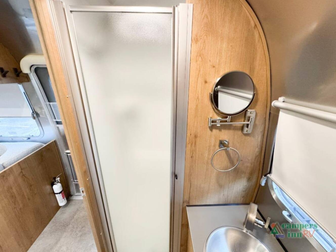 A photo of this 2026 Airstream Trade Wind 23FBT