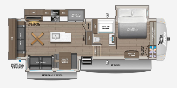 A photo of this 2027 Jayco Eagle 321RSTS
