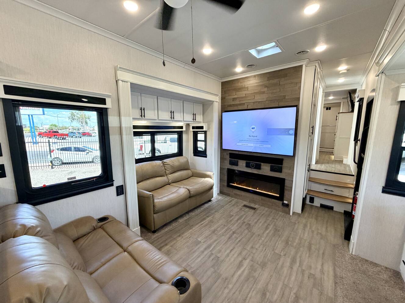 A photo of this 2021 Forest River RIVERSTONE RESERVE 3850RK