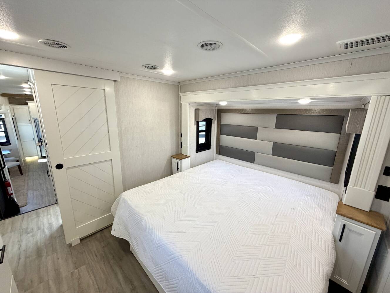 A photo of this 2021 Forest River RIVERSTONE RESERVE 3850RK