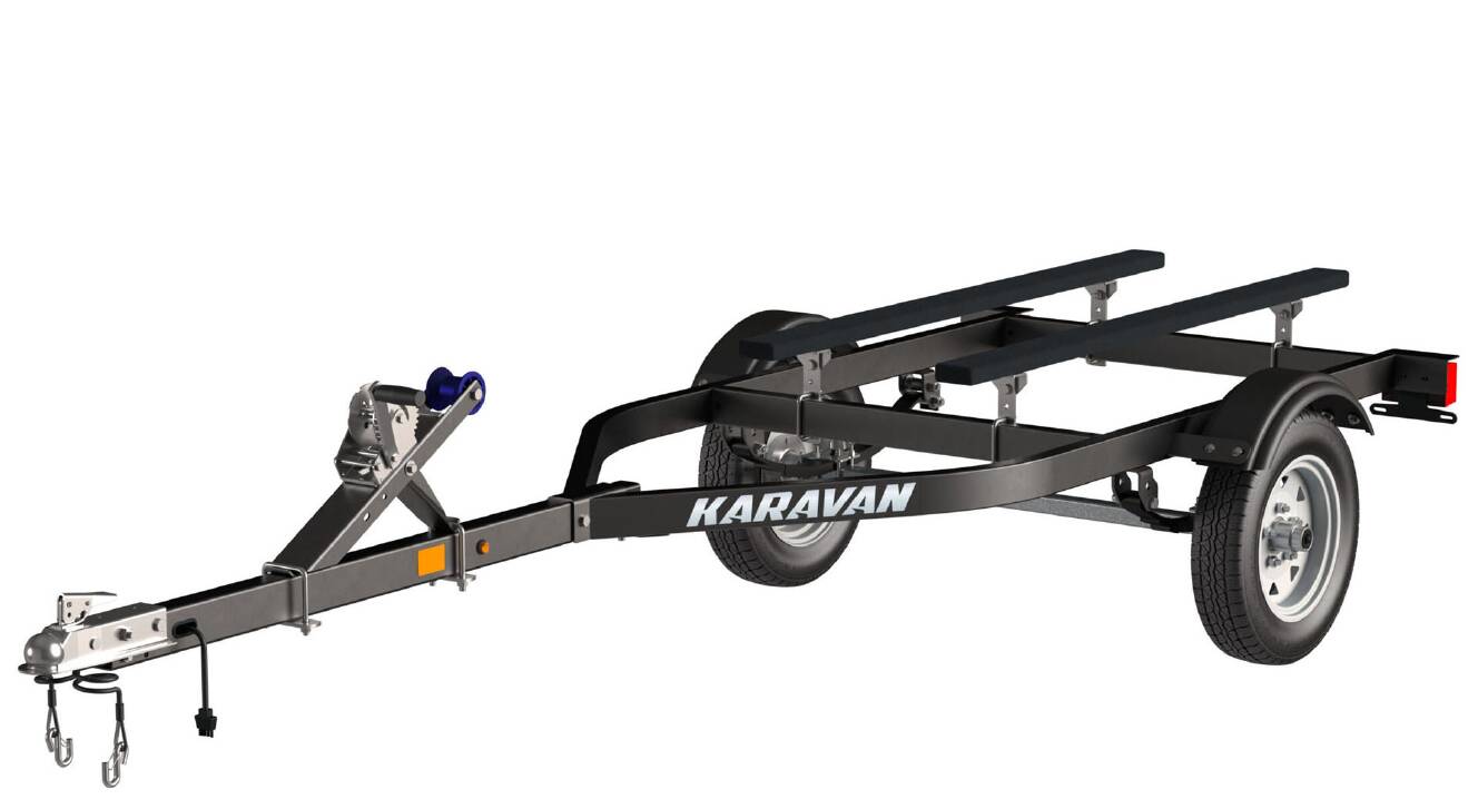 A photo of this 2026 Karavan Trailers Single Watercraft Steel Trailers 149 in.