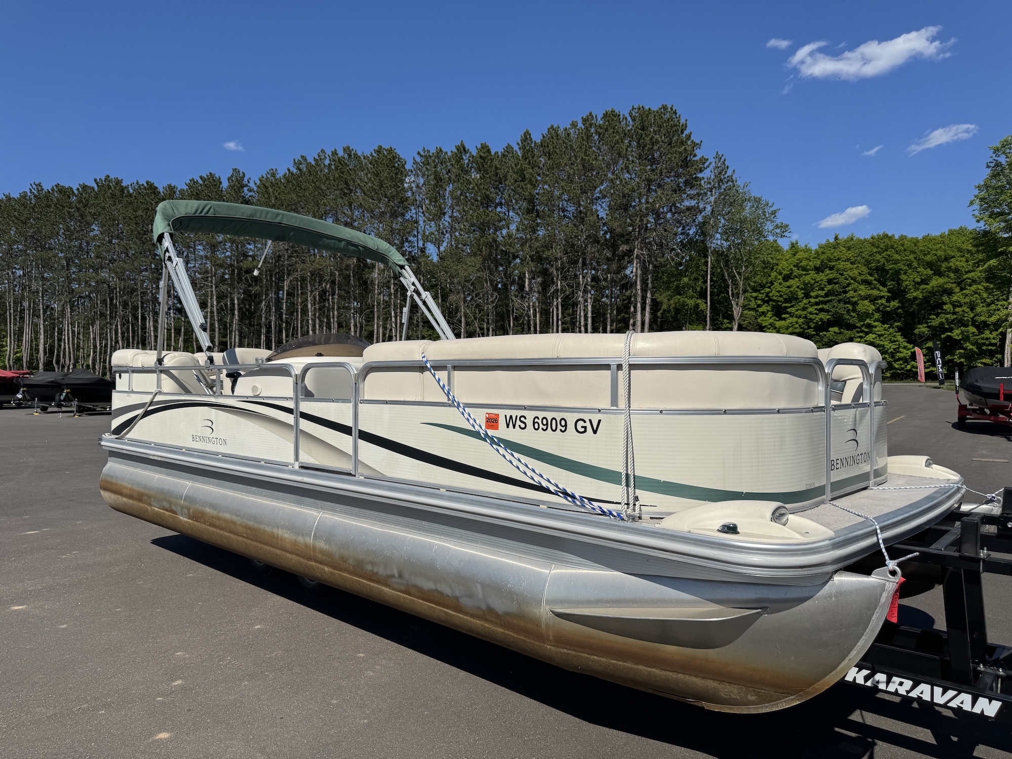 2005 Bennington 2280RL in three lakes WI