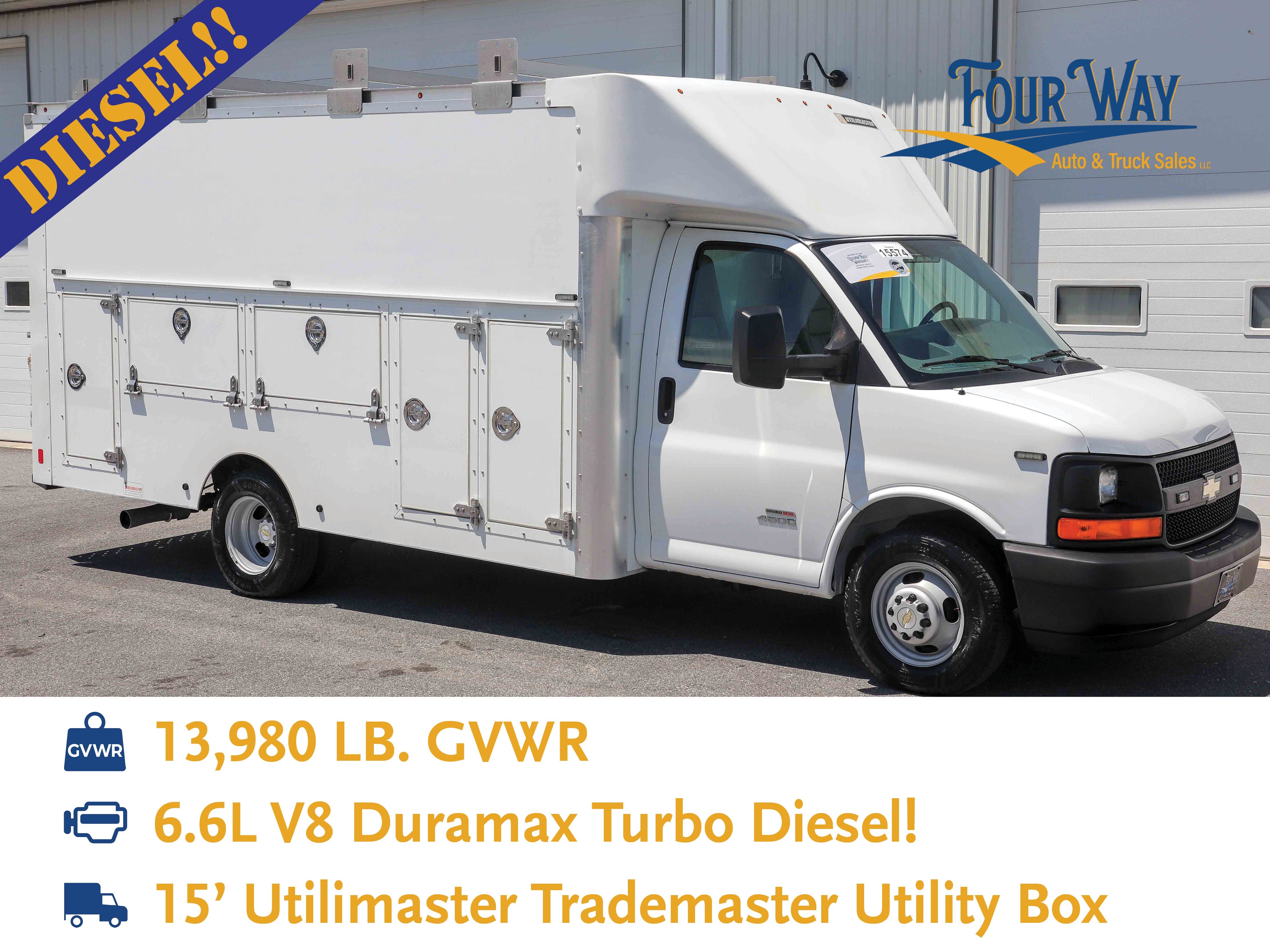 2015 CHEVROLET G4500 EXPRESS CUTAWAY DRW in New Holland, PA
