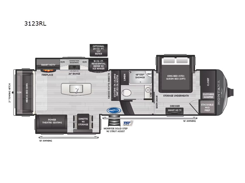 2024 Keystone Rv Montana 3123RL in giddings TX
