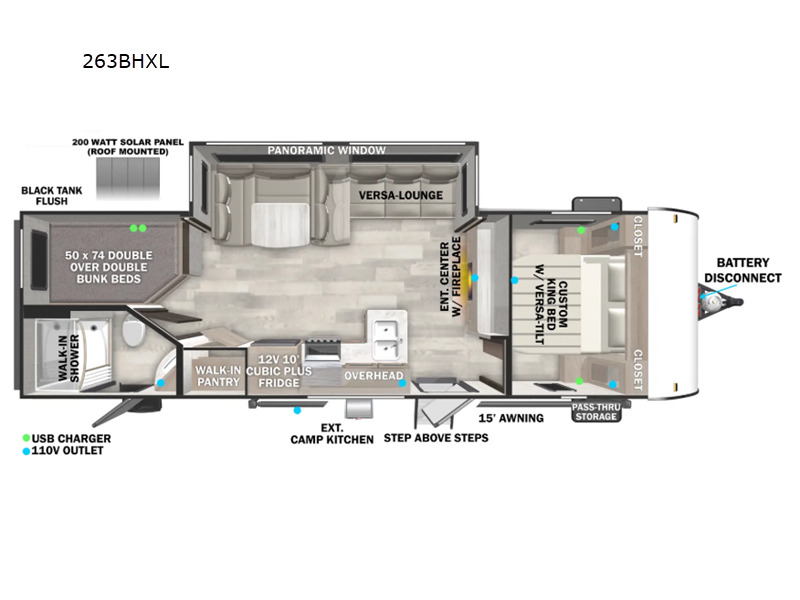 2025 Forest River Rv Salem Cruise Lite 263BHXL in east earl PA