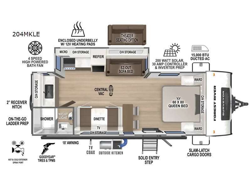 2027 Forest River Rv Surveyor Legend 204MKLE in lake elsinore CA
