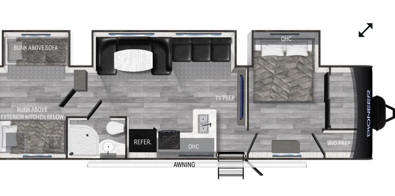 2023 Heartland PIONEER BH 330 in chaptico MD