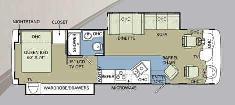 2007 Holiday Rambler ADMIRAL 34SBD in rogers TX