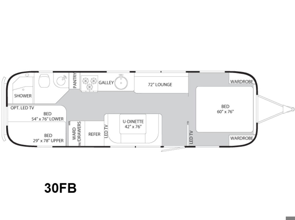 A photo of this 2014 Airstream Flying Cloud 30FB