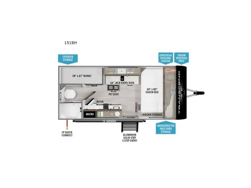 2025 GRAND DESIGN TRANSCEND ONE 151BH