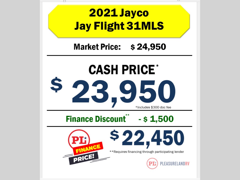 2021 Jayco Jay Flight 31MLS in west salem WI