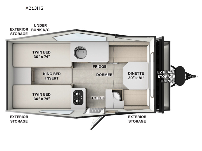 2026 Forest River Rv Rockwood Hard Side Series A213HS in milford MA