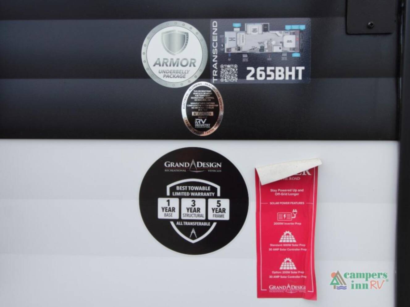 A photo of this 2027 Grand Design Transcend Xplor 265BHT