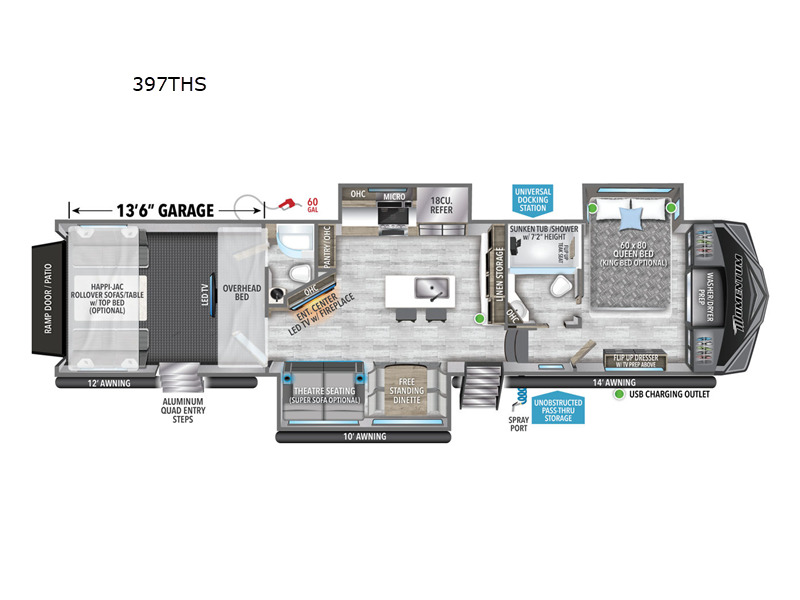 2023 Grand Design Momentum 397THS in bunker hill IN