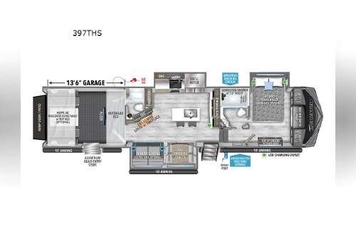 2023 Grand Design Momentum 397THS in bunker hill IN