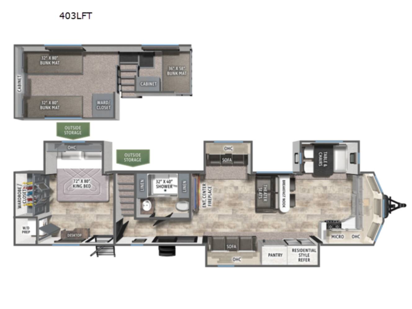 A photo of this 2026 Forest River Rv Puma Vista 403LFT