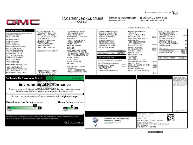 2022 GMC SIERRA