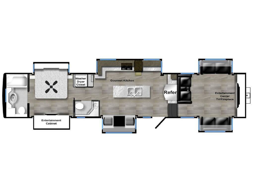 A photo of this 2021 Luxe ELITE 44 FL