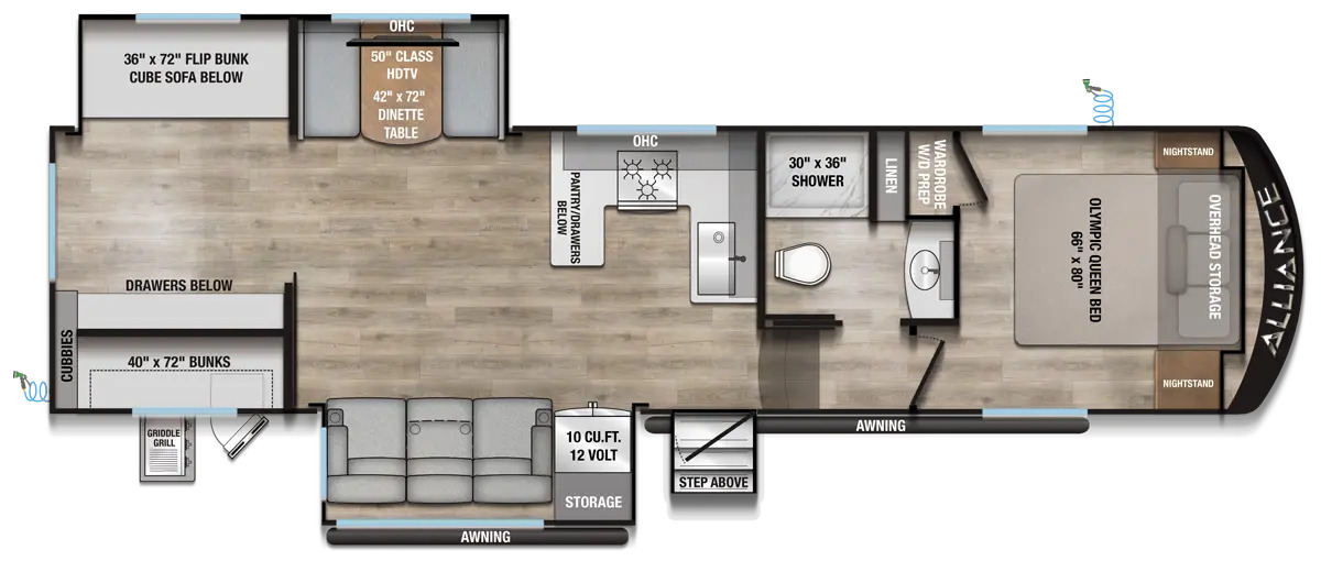 2027 Alliance Rv Avenue 30BH in holden LA