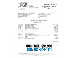 2026 KZ RV Durango Gold G366FBQ