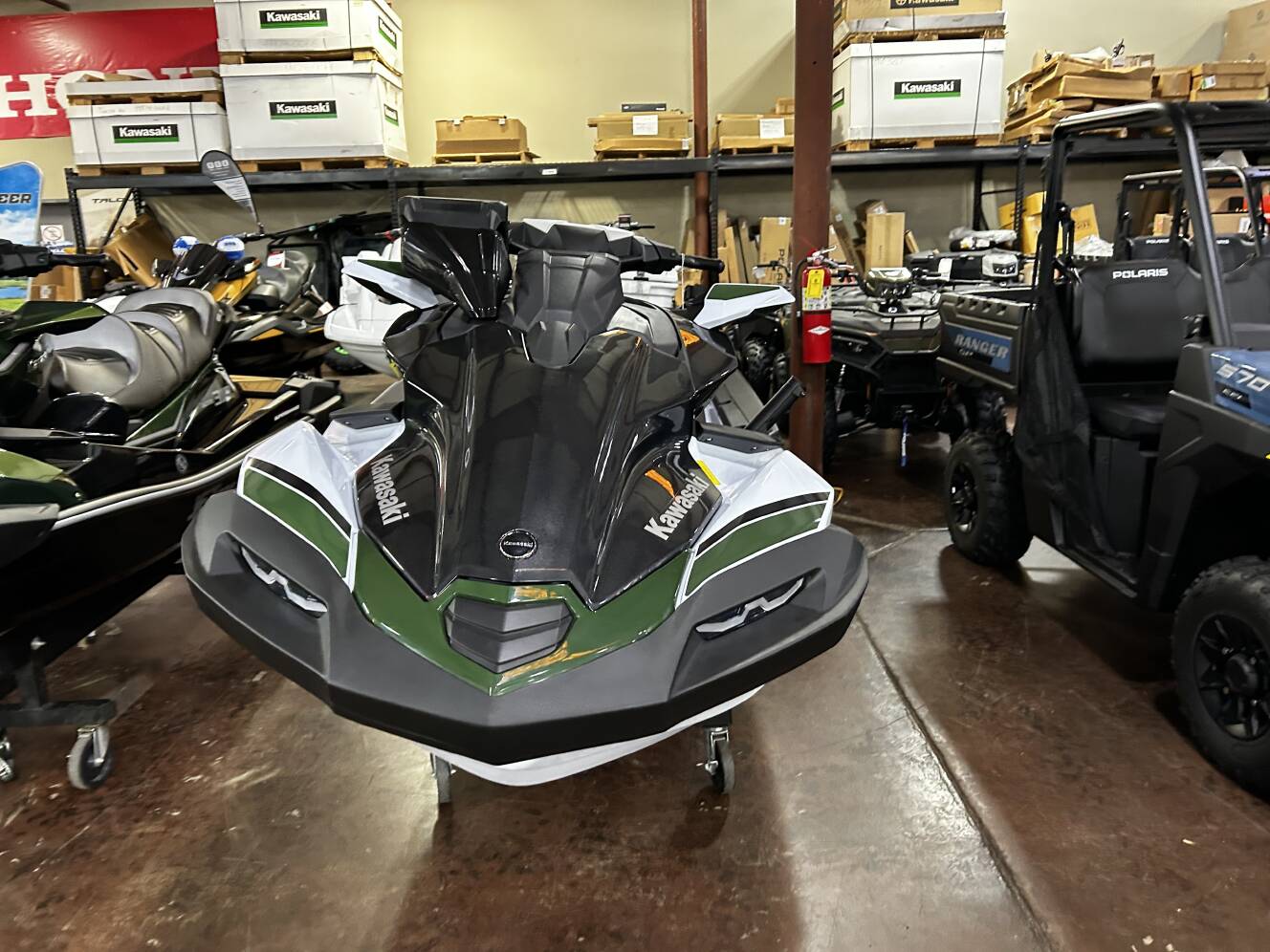 A photo of this 2025 Kawasaki Jet Ski® Ultra® 160LX-S Angler