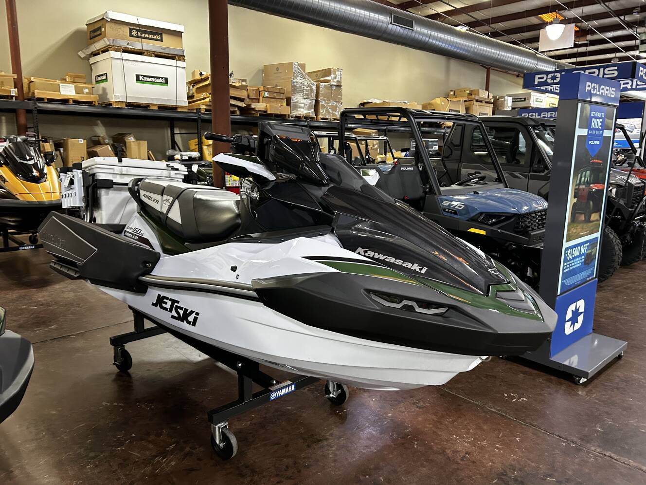 A photo of this 2025 Kawasaki Jet Ski® Ultra® 160LX-S Angler