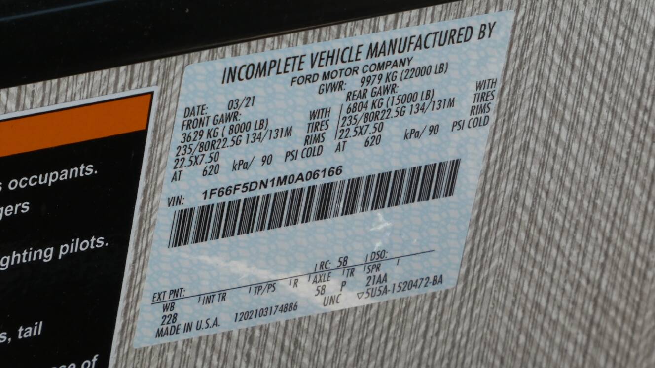 A photo of this 2022 Winnebago ADVENTURER 35F