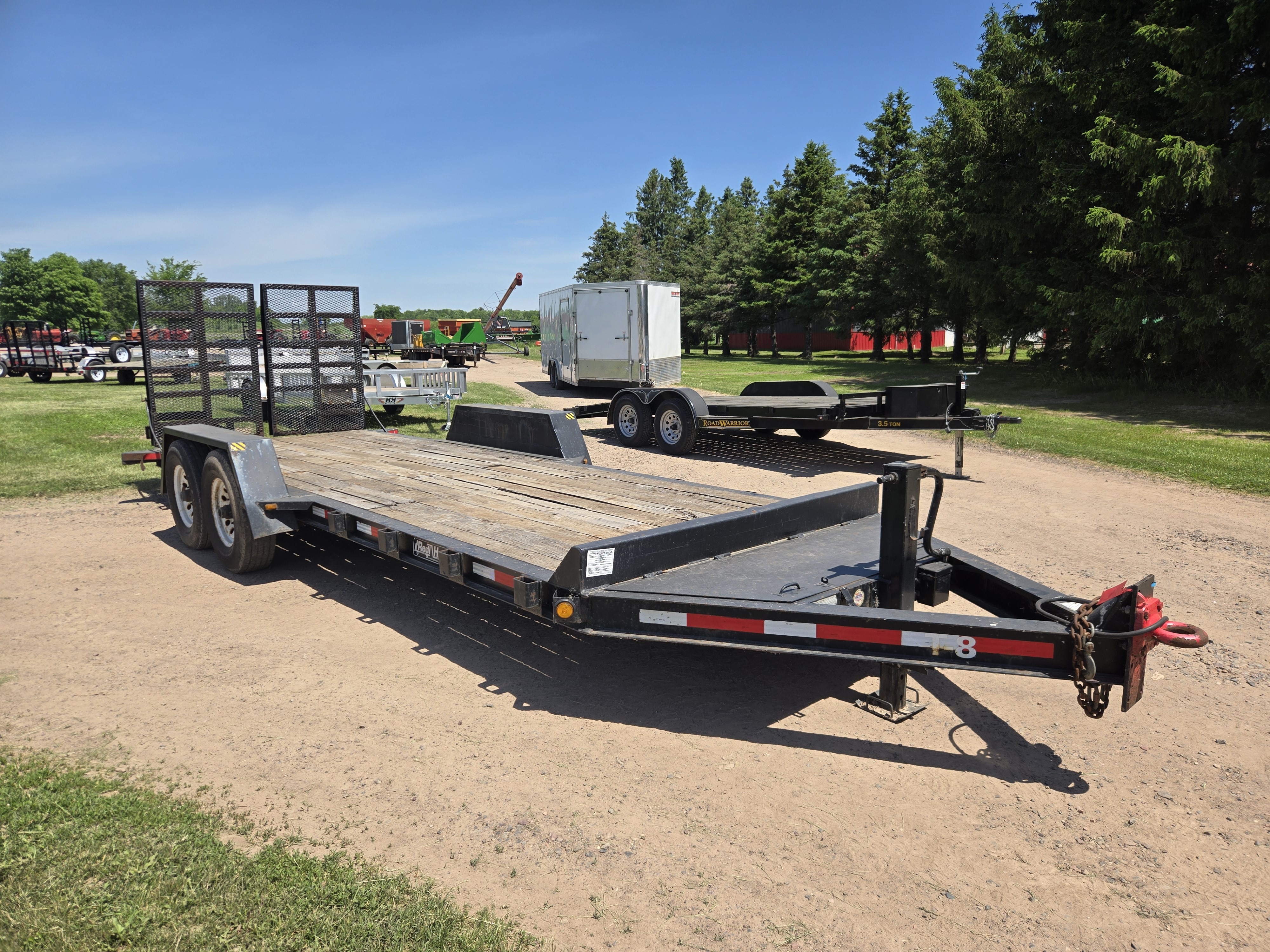 2014 REDI-HAUL 20' Equipment Trailer in Rice Lake, WI