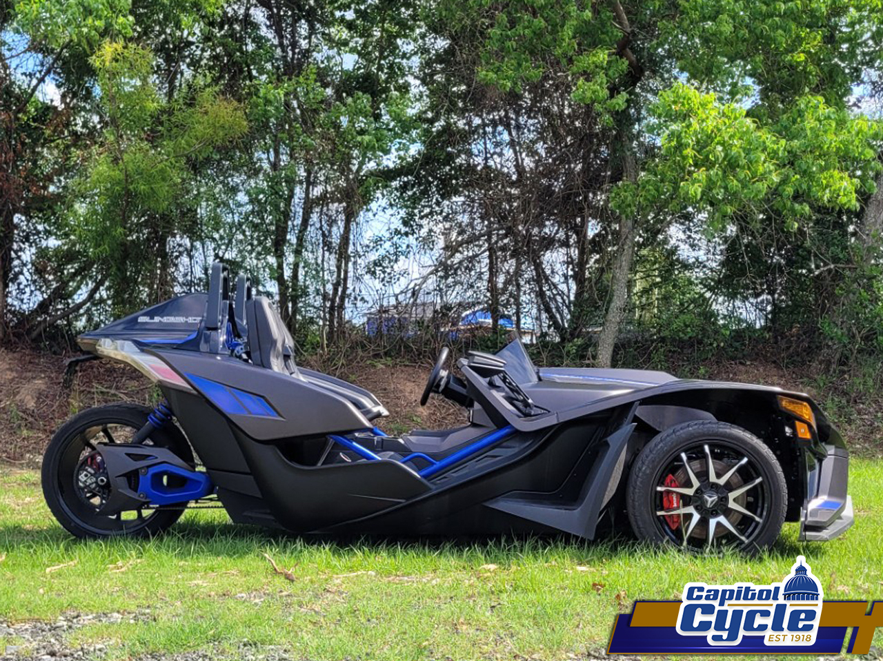 2023 Polaris Slingshot® Slingshot® R Graphite Blue (AutoDrive) R in Macon, GA