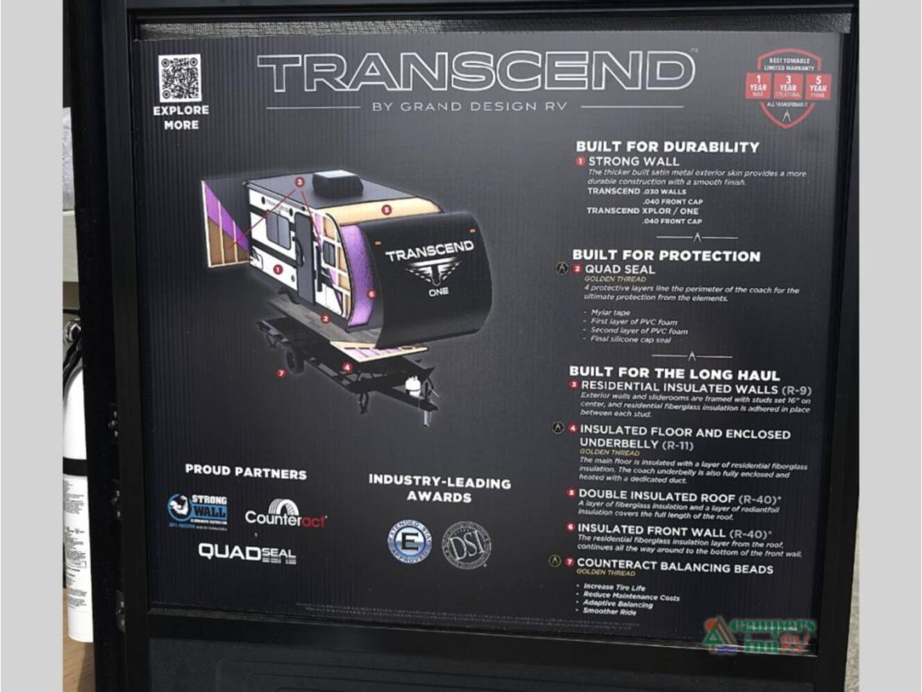 A photo of this 2027 Grand Design Transcend One 161DB