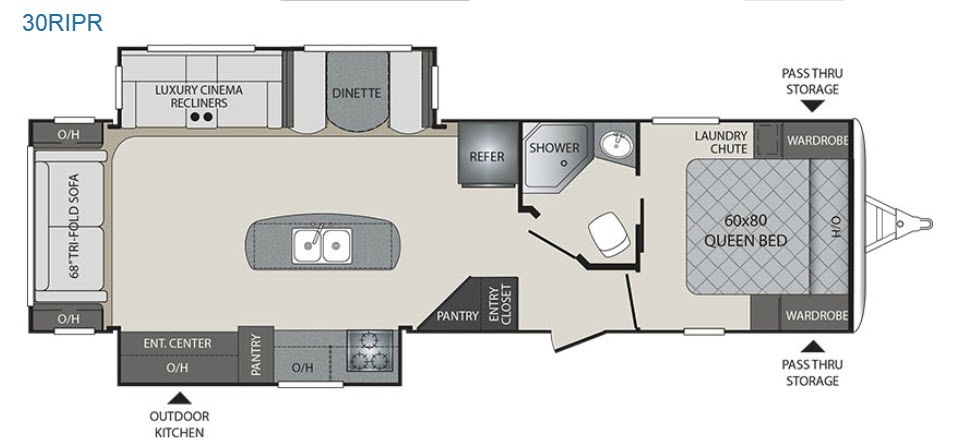 2017 Keystone Rv Premier Ultra Lite 30RIPR in franklinville NC