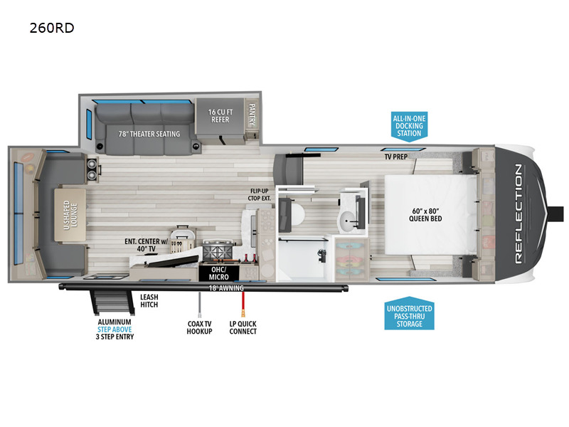 2024 Grand Design Reflection 150 Series 260RD in springdale AR