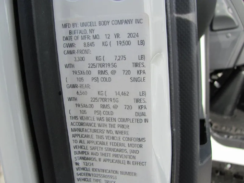 2025 CHEVROLET 5500 XG LCF Gas